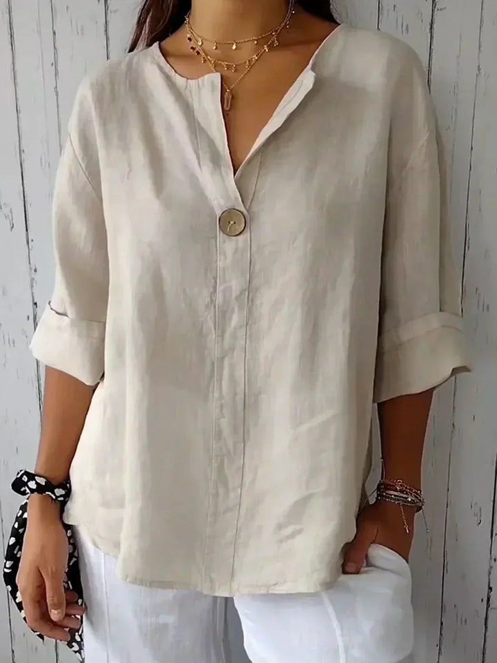 Gwen™| Casual V-Neck Blouse