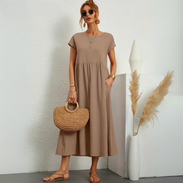 Talina™ | Effortless Cotton Charm Dress