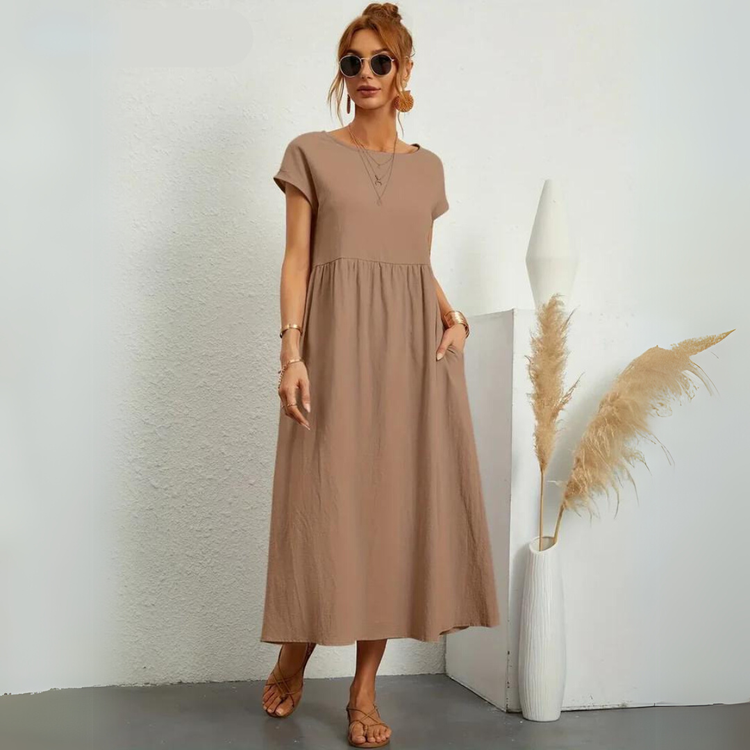 Talina™ | Effortless Cotton Charm Dress