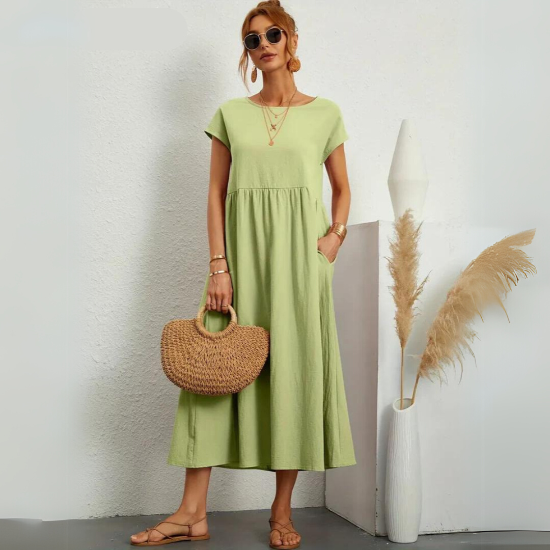 Talina™ | Effortless Cotton Charm Dress