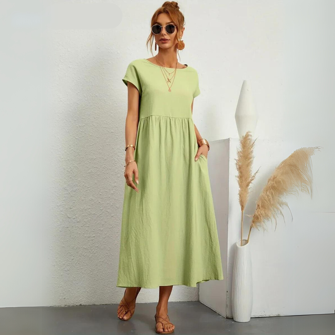 Talina™ | Effortless Cotton Charm Dress