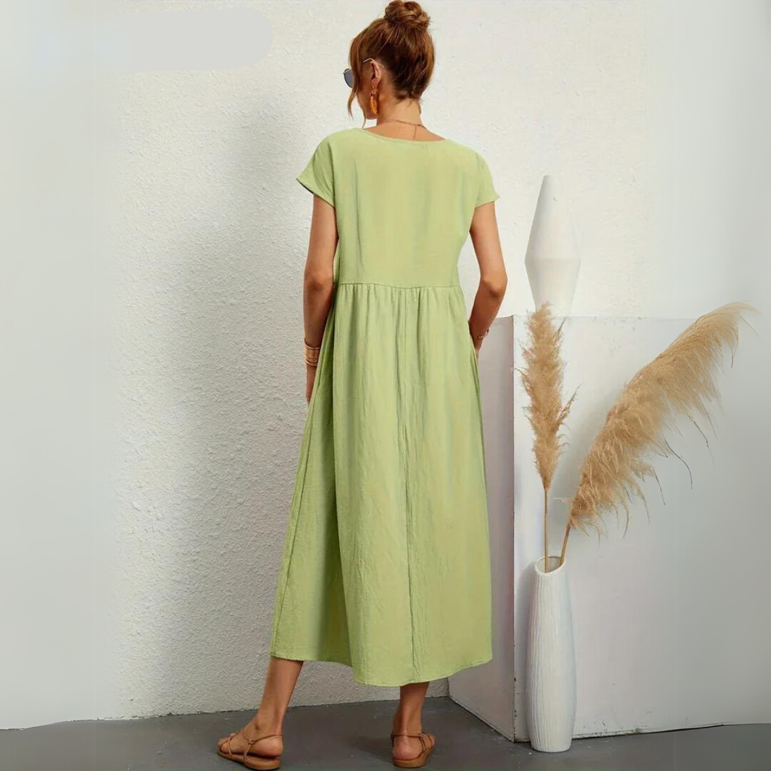 Talina™ | Effortless Cotton Charm Dress