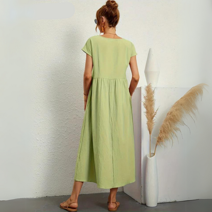 Talina™ | Effortless Cotton Charm Dress