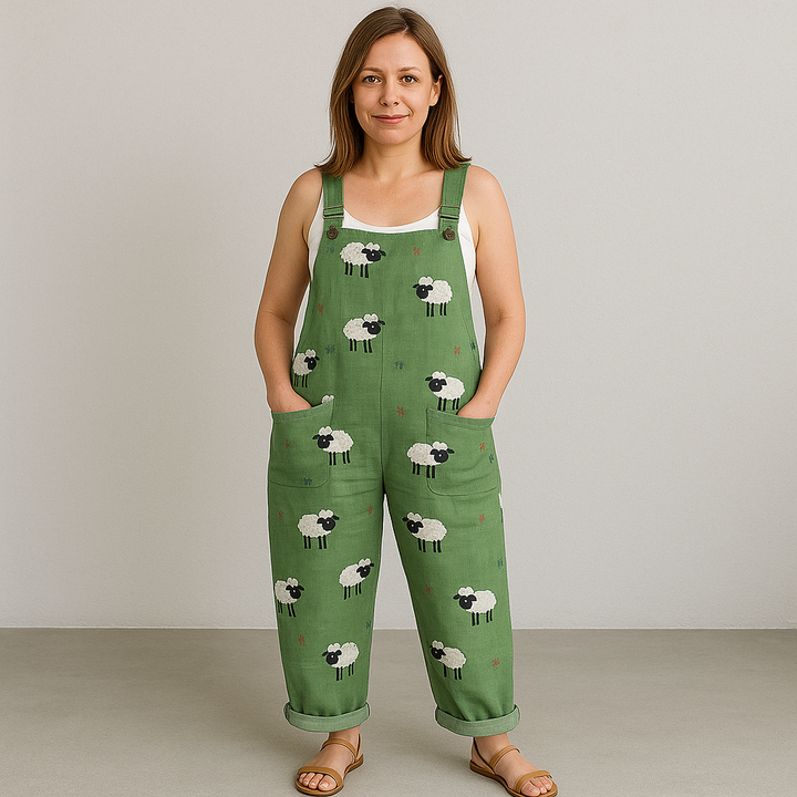 Women's Wide Leg Jumpsuit - Effortless Style & All-Day Comfort