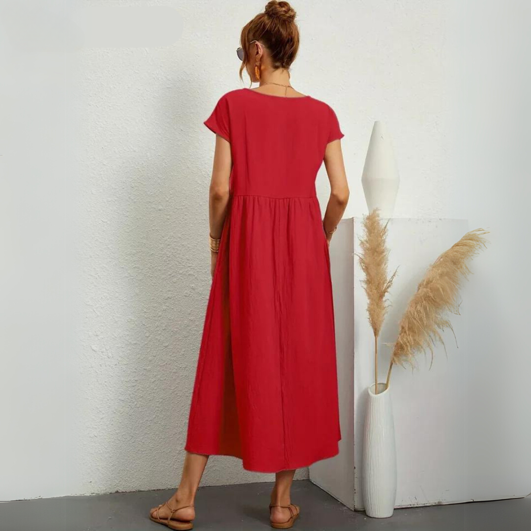 Talina™ | Effortless Cotton Charm Dress