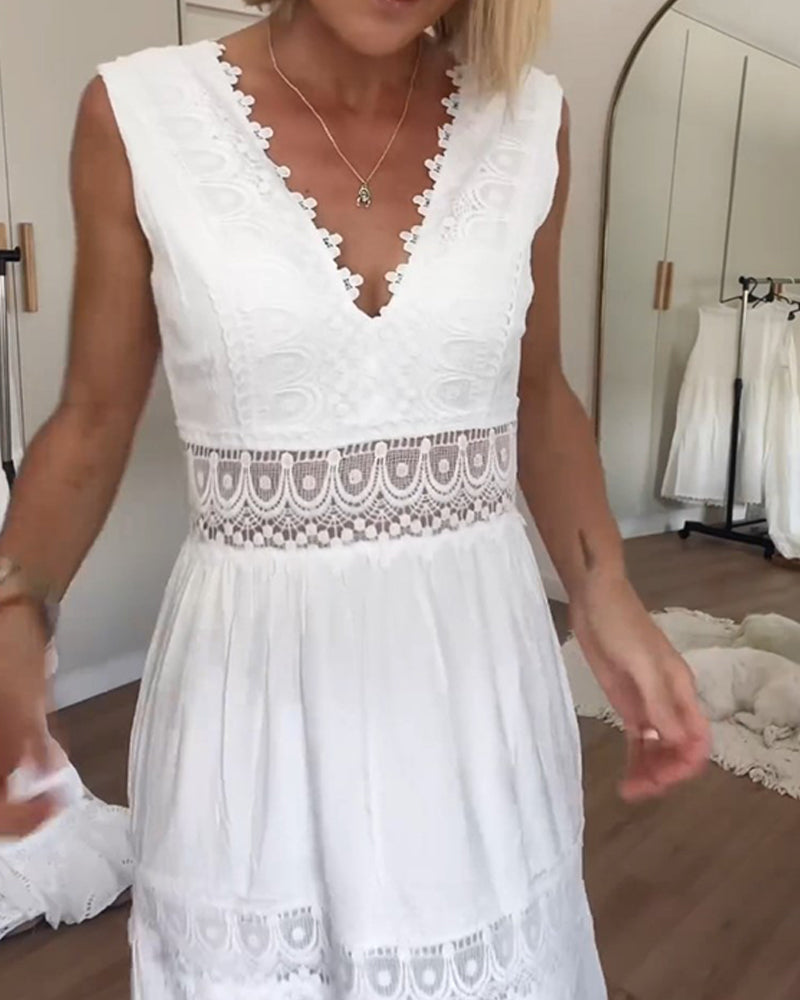 HOPE™ - Discounted White Lace Dress
