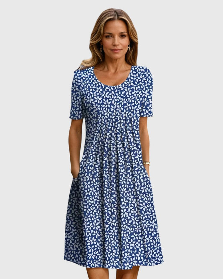 Freda™ | Elegant Dress With Tummy Coverage