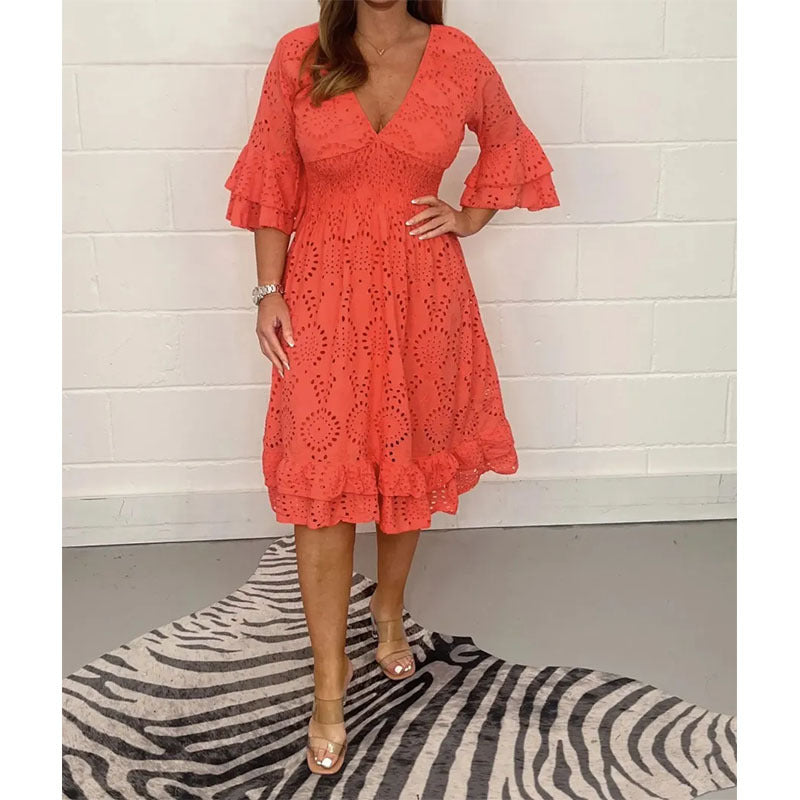 Maris™ | Graceful Midi Dress