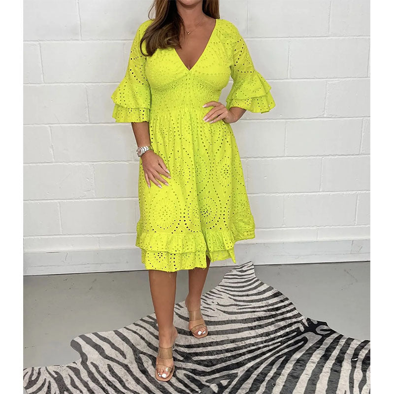 Maris™ | Graceful Midi Dress