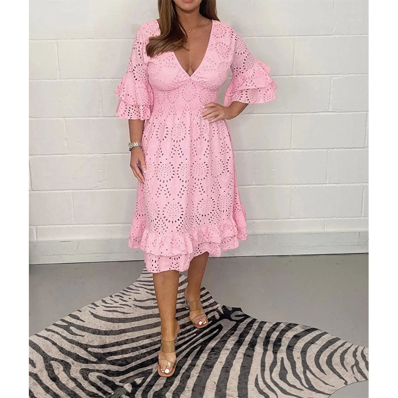 Maris™ | Graceful Midi Dress