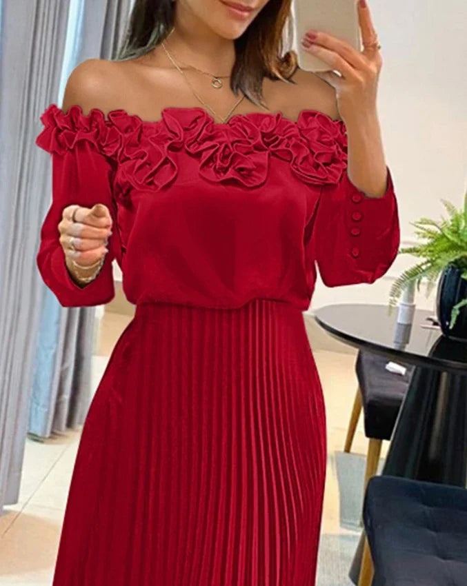 Carina | Stunning Off-Shoulder Maxi Dress