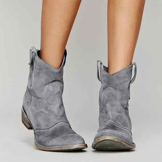 Olesya™ | Rustic Ankle Boots