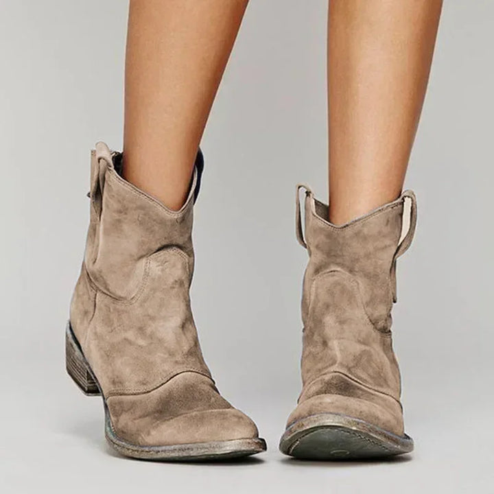 Olesya™ | Rustic Ankle Boots
