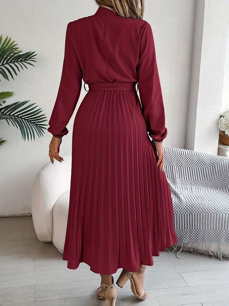 Lunessa™ | Elegant Pleated Dress