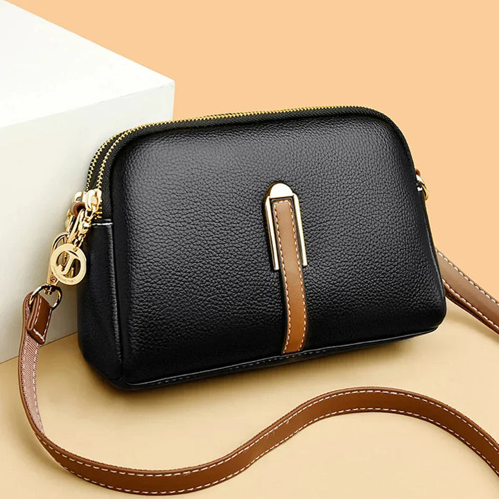 Penelope - Compact Soft Leather Shoulder Bag