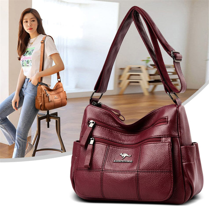 Evangeline - Designer Multi-Layer Crossbody Shoulder Bag