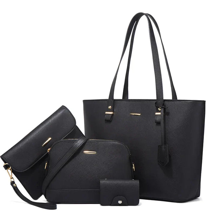 Ashby - Versatile 3-Piece Leather Handbag and Shoulder Bag Set