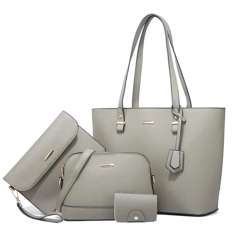 Ashby - Versatile 3-Piece Leather Handbag and Shoulder Bag Set
